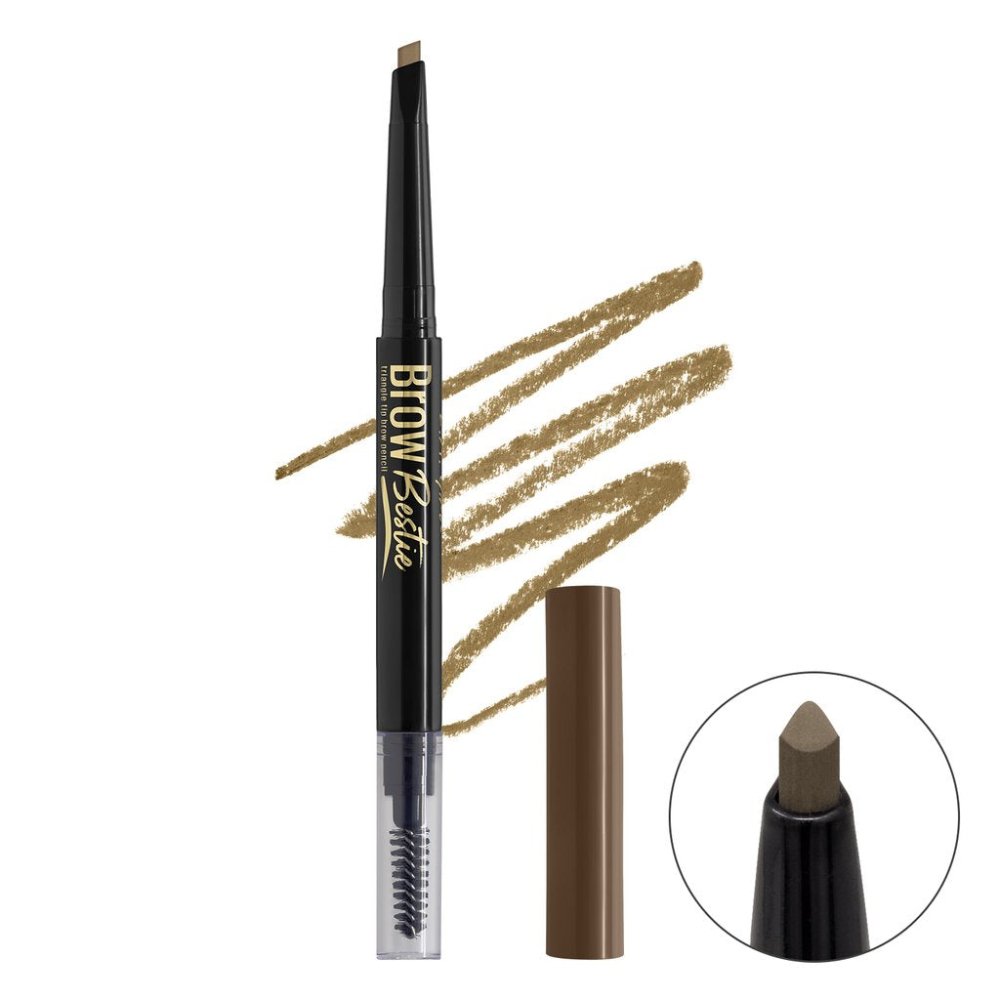 Glamour Us_L.A. Girl_Makeup_Brow Bestie Triangular Auto Eyebrow Pencil_Dark Blonde_GBP371 The best affordable Latina and Mexican makeup, beauty and cosmetics supply store in Chula Vista, San Diego