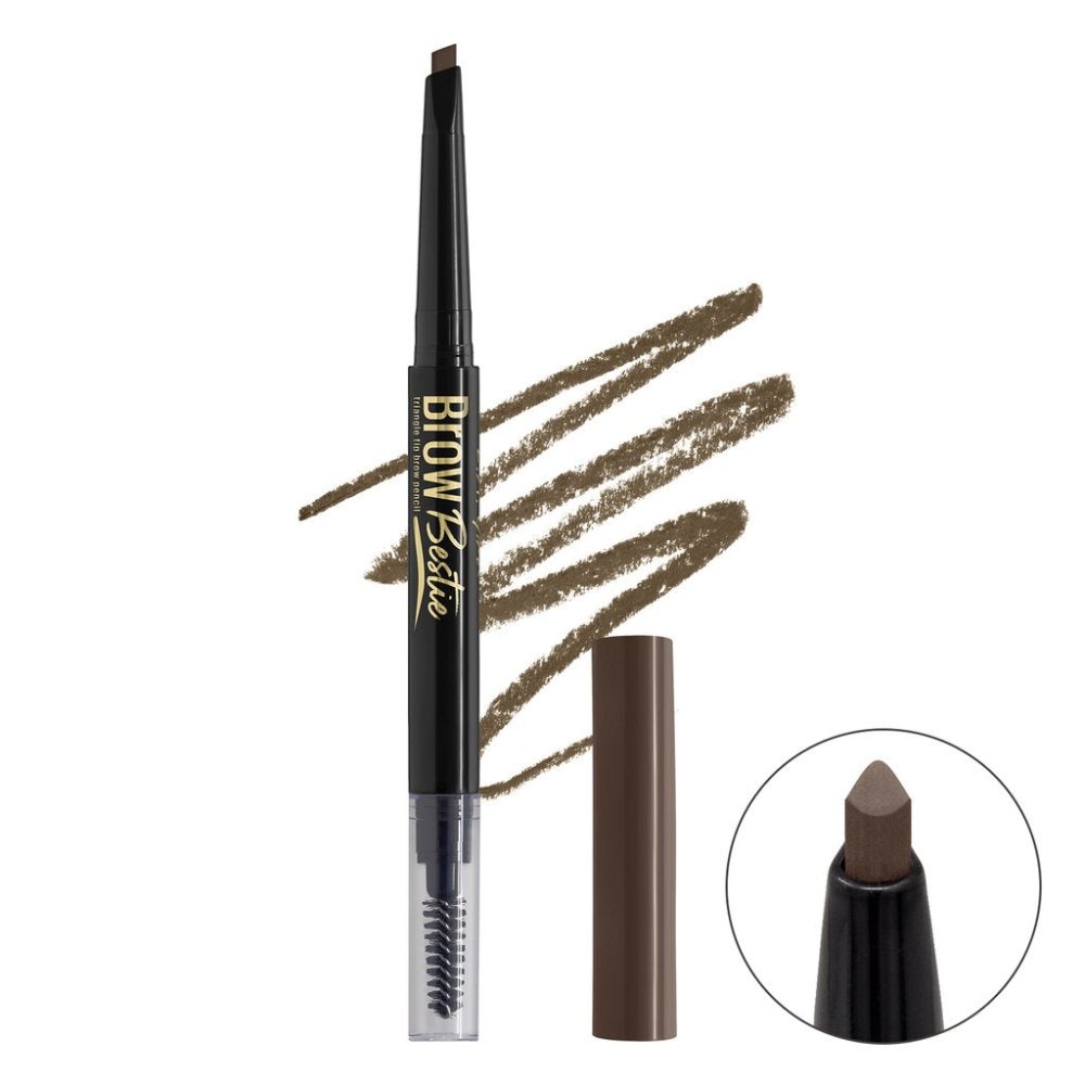 Glamour Us_L.A. Girl_Makeup_Brow Bestie Triangular Auto Eyebrow Pencil_Soft Brown_GBP373 The best affordable Latina and Mexican makeup, beauty and cosmetics supply store in Chula Vista, San Diego