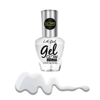 Glamour Us_L.A. Girl_Nails_Glow Gel Like Nail Polish_C - Through_GNL742 The best affordable Latina and Mexican makeup, beauty and cosmetics supply store in Chula Vista, San Diego