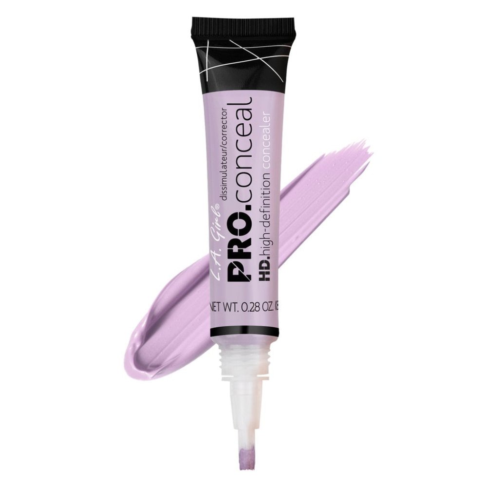 Glamour Us_L.A. Girl_Makeup_HD PRO Concealer_Lavender Corrector_GC993 Latina makeup, beauty and skincare supply store Mexican makeup products