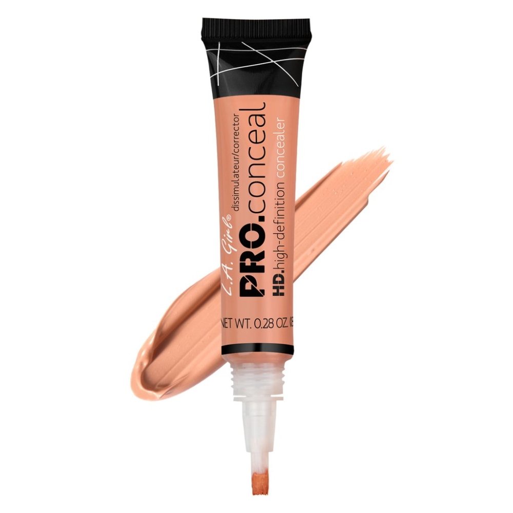 Glamour Us_L.A. Girl_Makeup_HD PRO Concealer_Peach Corrector_GC994 Latina makeup, beauty and skincare supply store Mexican makeup products