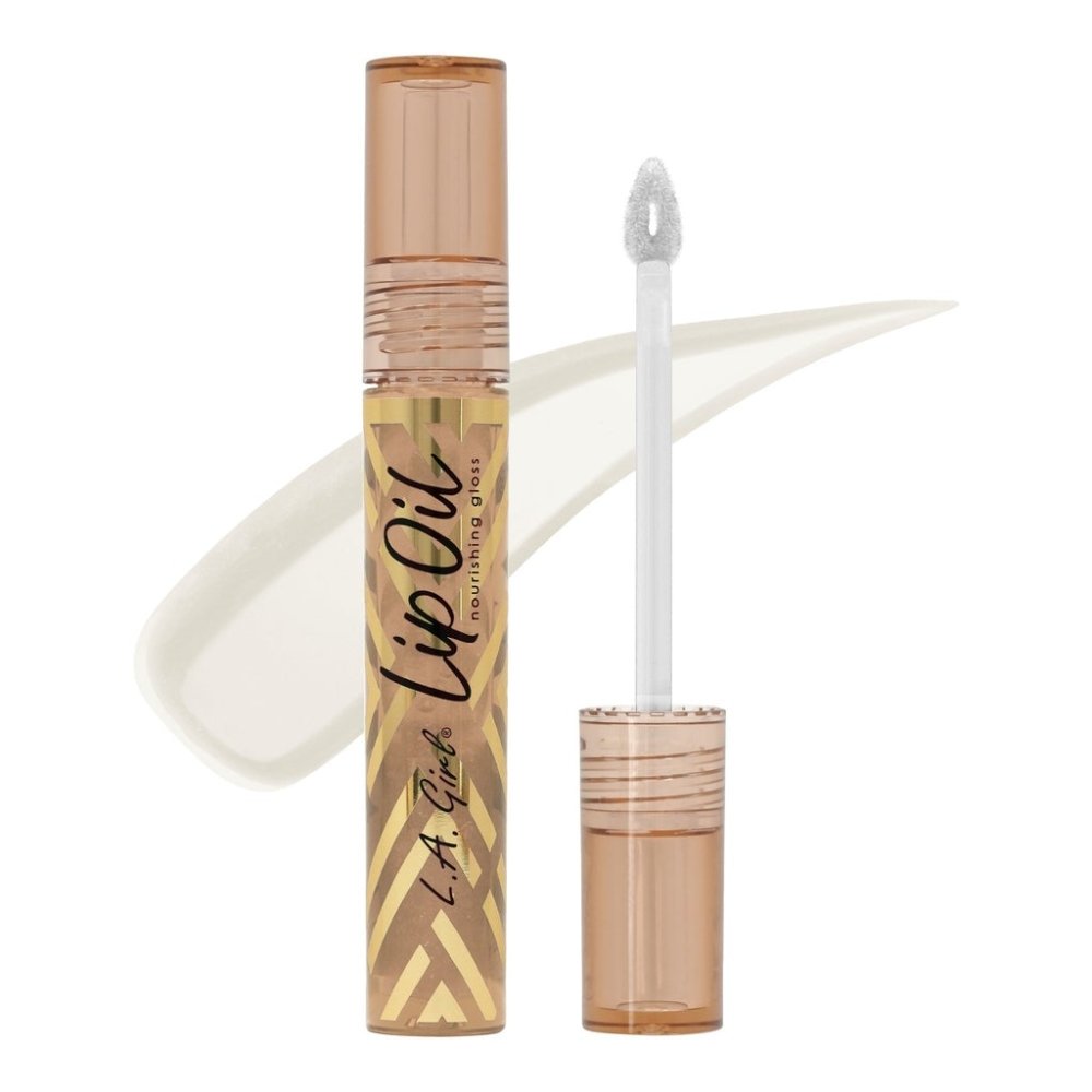 Glamour Us_L.A. Girl_Makeup_Lip Oil Nourishing Gloss_Sheer Vanilla_GLC723 The best affordable Latina and Mexican makeup, beauty and cosmetics supply store in Chula Vista, San Diego