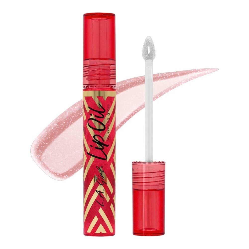 Glamour Us_L.A. Girl_Makeup_Lip Oil Nourishing Gloss_Shimmer Cherry_GLC725 The best affordable Latina and Mexican makeup, beauty and cosmetics supply store in Chula Vista, San Diego
