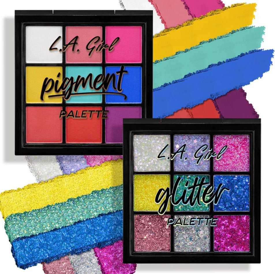 Glamour Us_L.A. Girl_Makeup_Pigment &amp; Glitter Palette_Volume 1_G96437