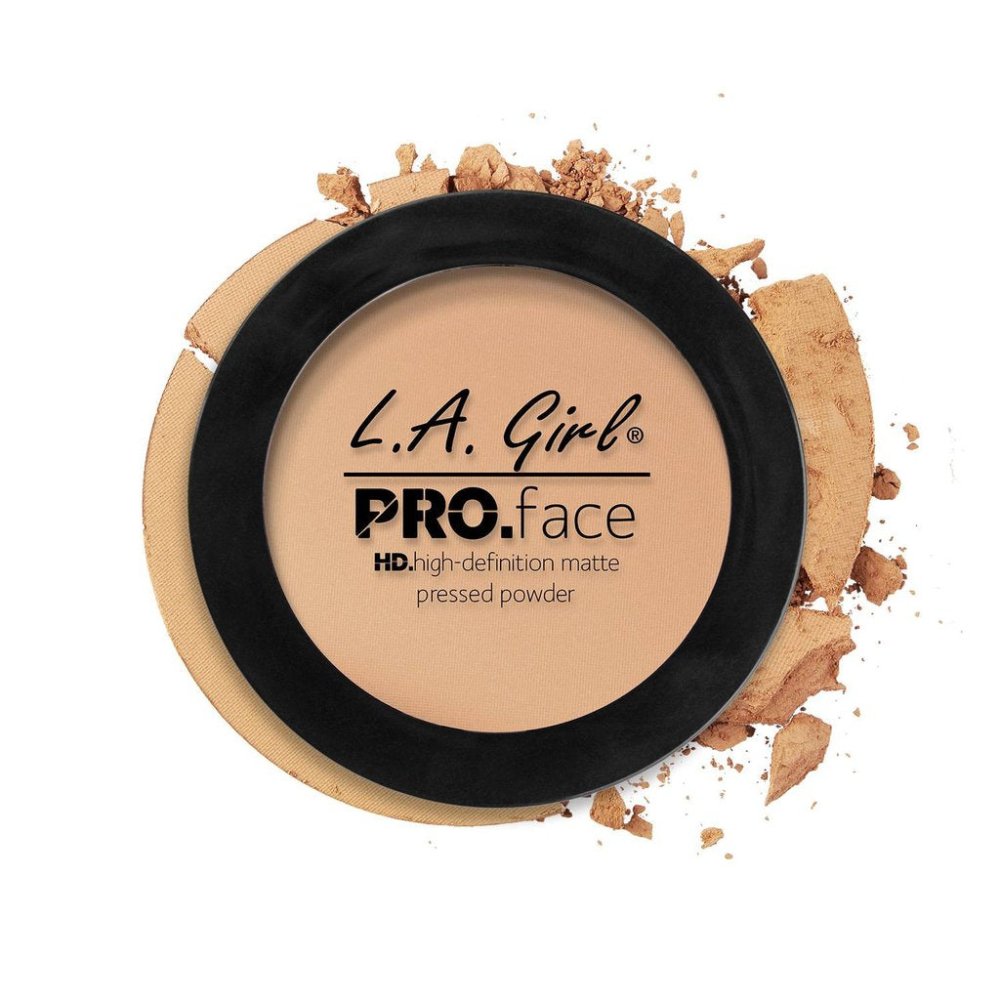 Glamour Us_L.A. Girl_Makeup_PRO Face Matte Pressed Powder_Nude Beige_GPP605 The best affordable Latina and Mexican makeup, beauty and cosmetics supply store in Chula Vista, San Diego