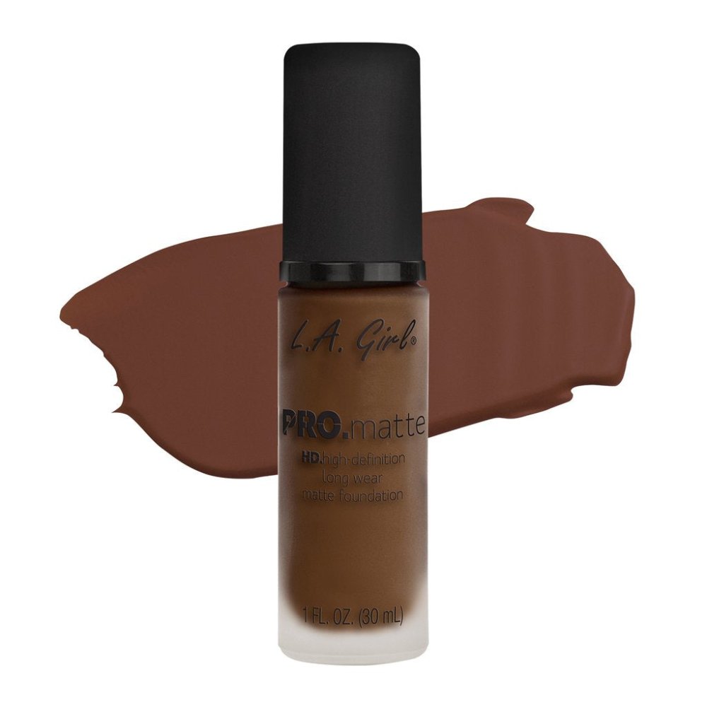 Glamour Us_L.A. Girl_Makeup_PRO Matte Foundation_Chestnut_GLM22 The best affordable Latina and Mexican makeup, beauty and cosmetics supply store in Chula Vista, San Diego