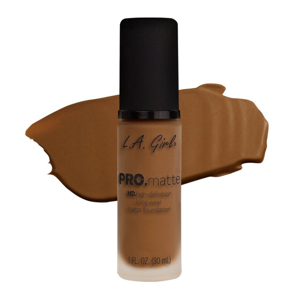 Glamour Us_L.A. Girl_Makeup_PRO Matte Foundation_Nutmeg_GLM683 The best affordable Latina and Mexican makeup, beauty and cosmetics supply store in Chula Vista, San Diego