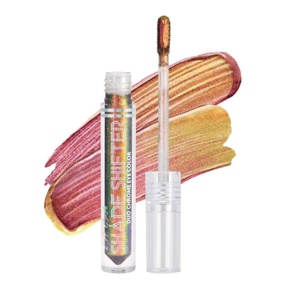 Glamour Us_L.A. Girl_Makeup_Shade Shifter Duo Chrome Liquid Eyeshadow_Druzy_GES241 The best affordable Latina and Mexican makeup, beauty and cosmetics supply store in Chula Vista, San Diego