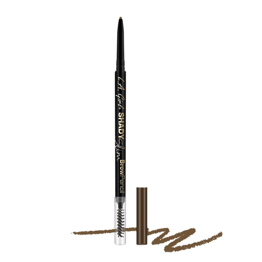 Glamour Us_L.A. Girl_Makeup_Shady Slim Eyebrow Pencil_Warm Brown_GB355 The best affordable Latina and Mexican makeup, beauty and cosmetics supply store in Chula Vista, San Diego