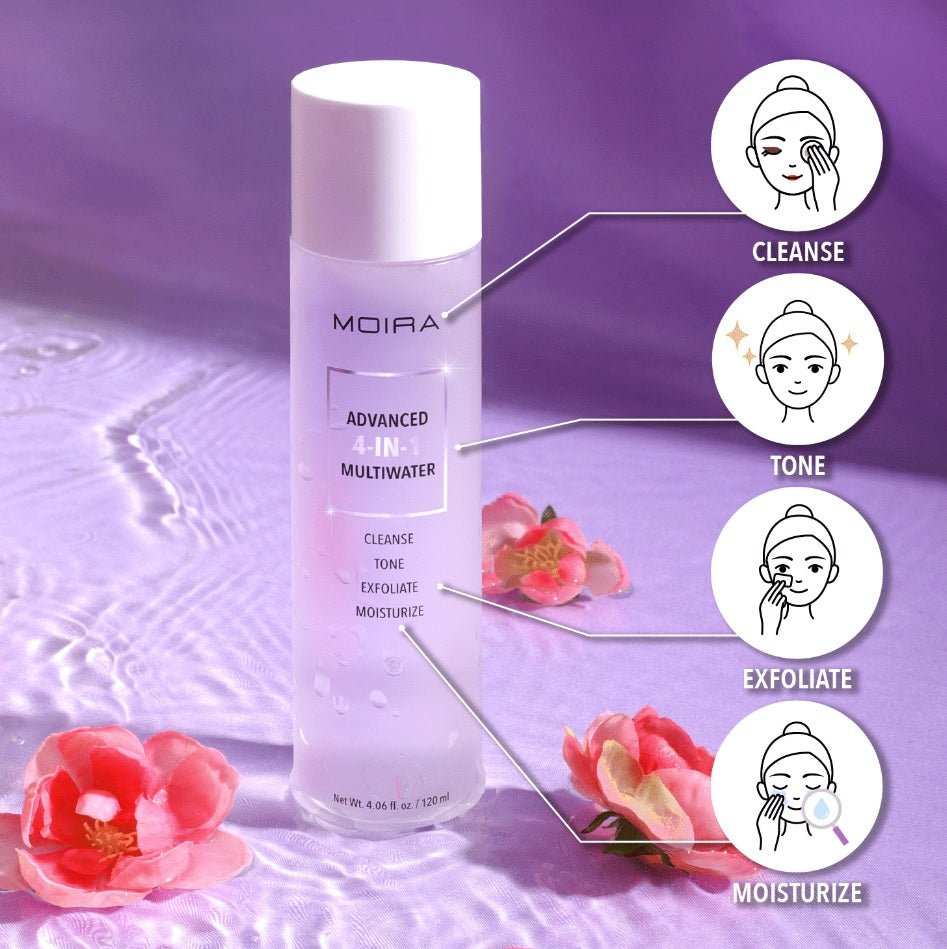 Glamour Us_Moira_Skincare_Advanced 4 - In - 1 Multiwater Cleanse Tone Exfoliate Moisturize__AMW001 The best affordable Latina and Mexican makeup, beauty and cosmetics supply store in Chula Vista, San Diego