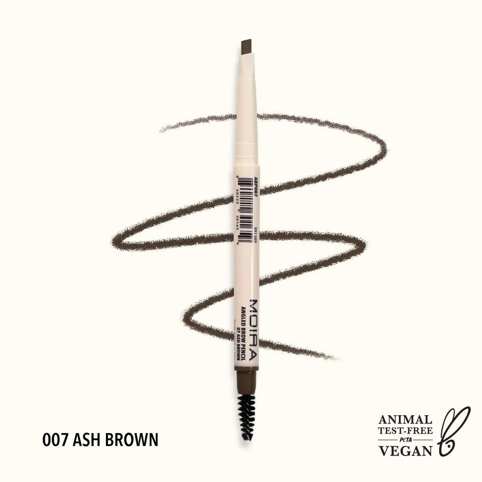 Glamour Us_Moira_Makeup_Angled Eyebrow Pencil_Ash Brown_ABP007 The best affordable Latina and Mexican makeup, beauty and cosmetics supply store in Chula Vista, San Diego