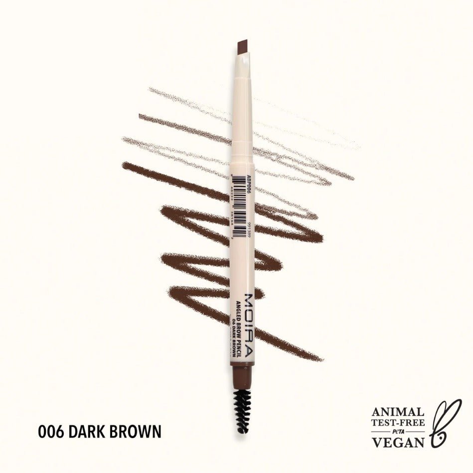 Glamour Us_Moira_Makeup_Angled Eyebrow Pencil_Dark Brown_ABP006 The best affordable Latina and Mexican makeup, beauty and cosmetics supply store in Chula Vista, San Diego