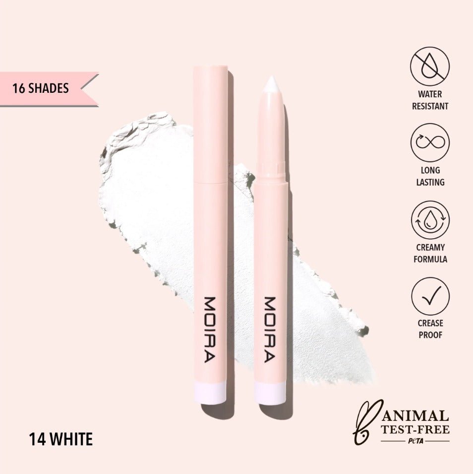 Glamour Us_Moira_Makeup_At Glance Stick Shadow_White_GSS014