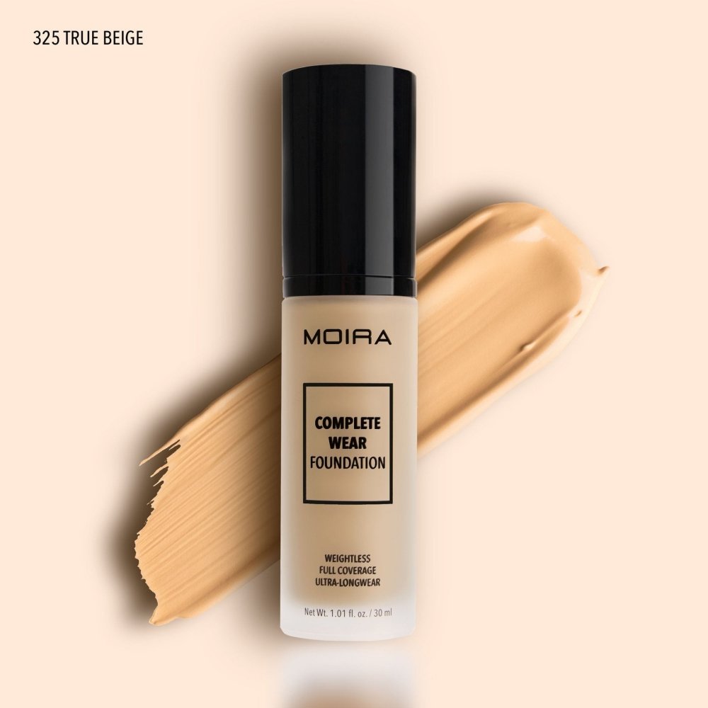 Glamour Us_Moira_Makeup_Complete Wear Foundation_True Beige_CWF325 The best affordable Latina and Mexican makeup, beauty and cosmetics supply store in Chula Vista, San Diego