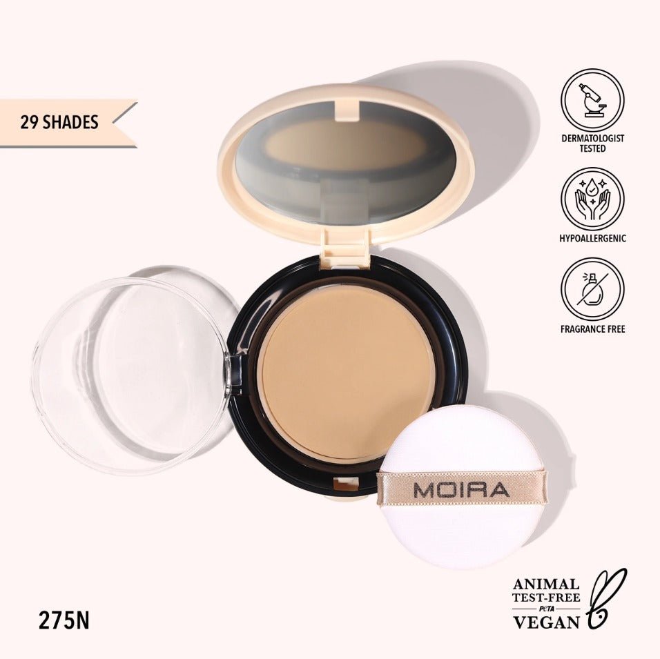 Glamour Us_Moira_Makeup_Complete Wear Powder Foundation_275N_CPF275 The best affordable Latina and Mexican makeup, beauty and cosmetics supply store in Chula Vista, San Diego