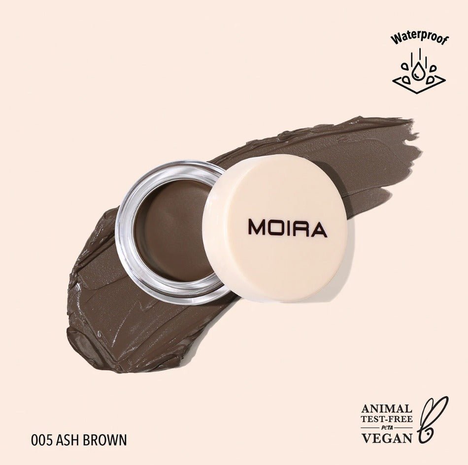 Glamour Us_Moira_Makeup_Define &amp; Sculpt Eyebrow Pomade_Ash Brown_BWP005 The best affordable Latina and Mexican makeup, beauty and cosmetics supply store in Chula Vista, San Diego