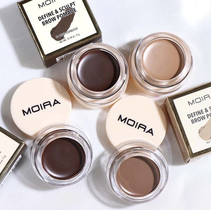 Glamour Us_Moira_Makeup_Define &amp; Sculpt Eyebrow Pomade_Blonde_BWP001 The best affordable Latina and Mexican makeup, beauty and cosmetics supply store in Chula Vista, San Diego