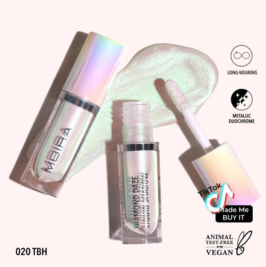 Glamour Us_Moira_Makeup_Diamond Daze Liquid Eyeshadow_TBH (NLC)_DLS020 The best affordable Latina and Mexican makeup, beauty and cosmetics supply store in Chula Vista, San Diego