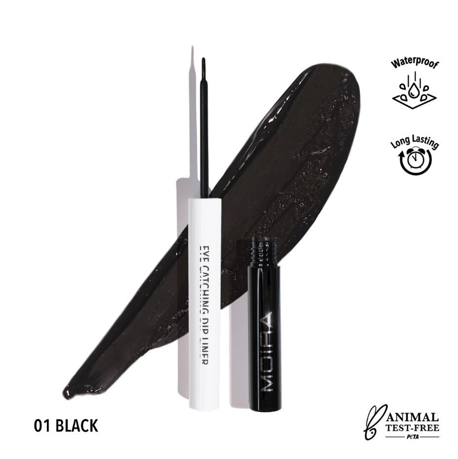Glamour Us_Moira_Makeup_Eye Catching Dip Eyeliner_Black_ECD001 The best affordable Latina and Mexican makeup, beauty and cosmetics supply store in Chula Vista, San Diego