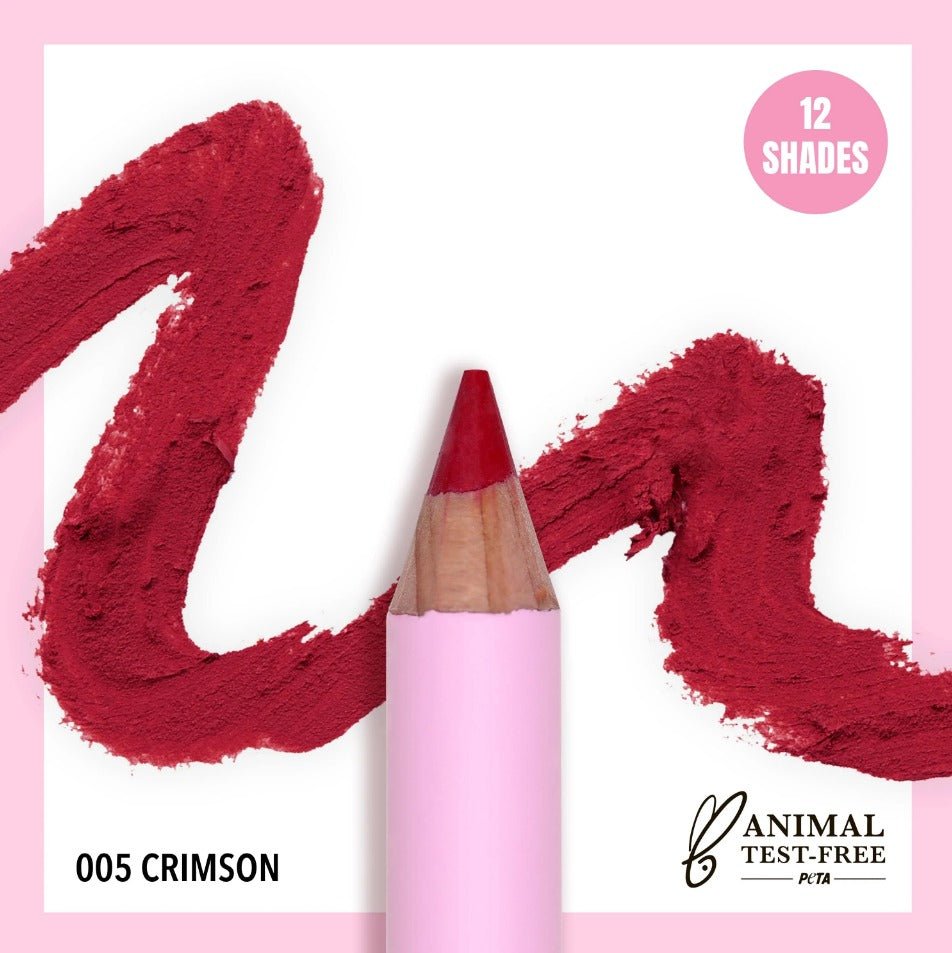 Glamour Us_Moira_Makeup_Flirty Lip Pencil_Crimson_FLL005