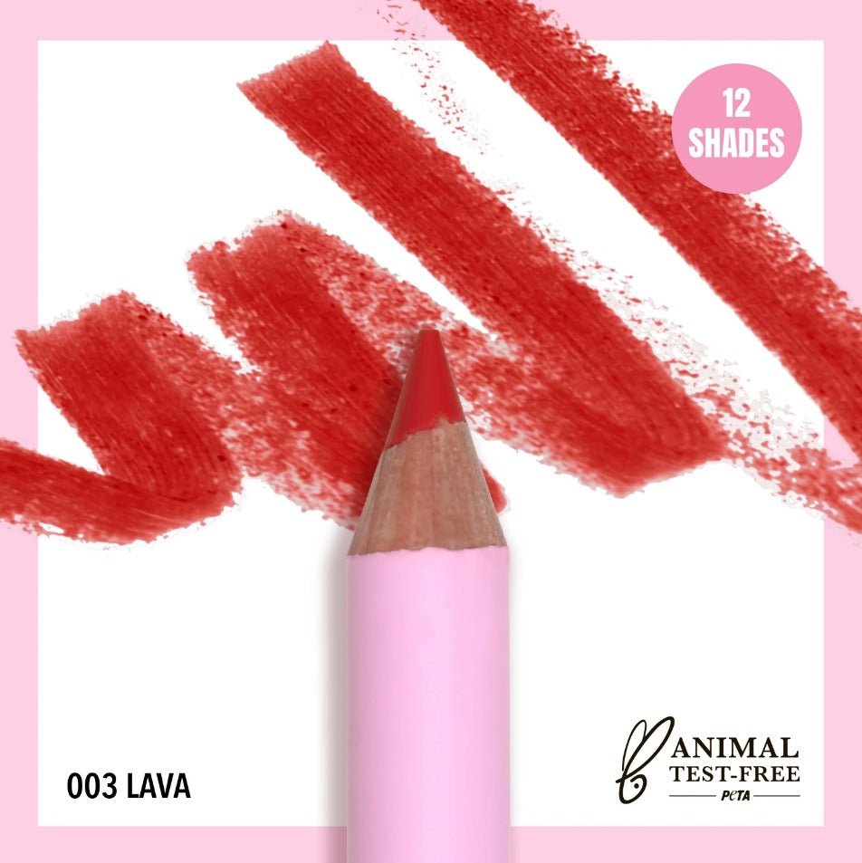 Glamour Us_Moira_Makeup_Flirty Lip Liner Pencil_Lava_FLL003 The best affordable Latina and Mexican makeup, beauty and cosmetics supply store in Chula Vista, San Diego