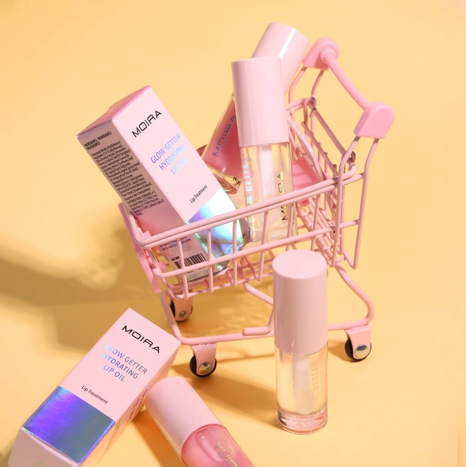 Glamour Us_Moira_Makeup_Glow Getter Hydrating Lip Oil_Sky Blue_GLO001 The best affordable Latina and Mexican makeup, beauty and cosmetics supply store in Chula Vista, San Diego