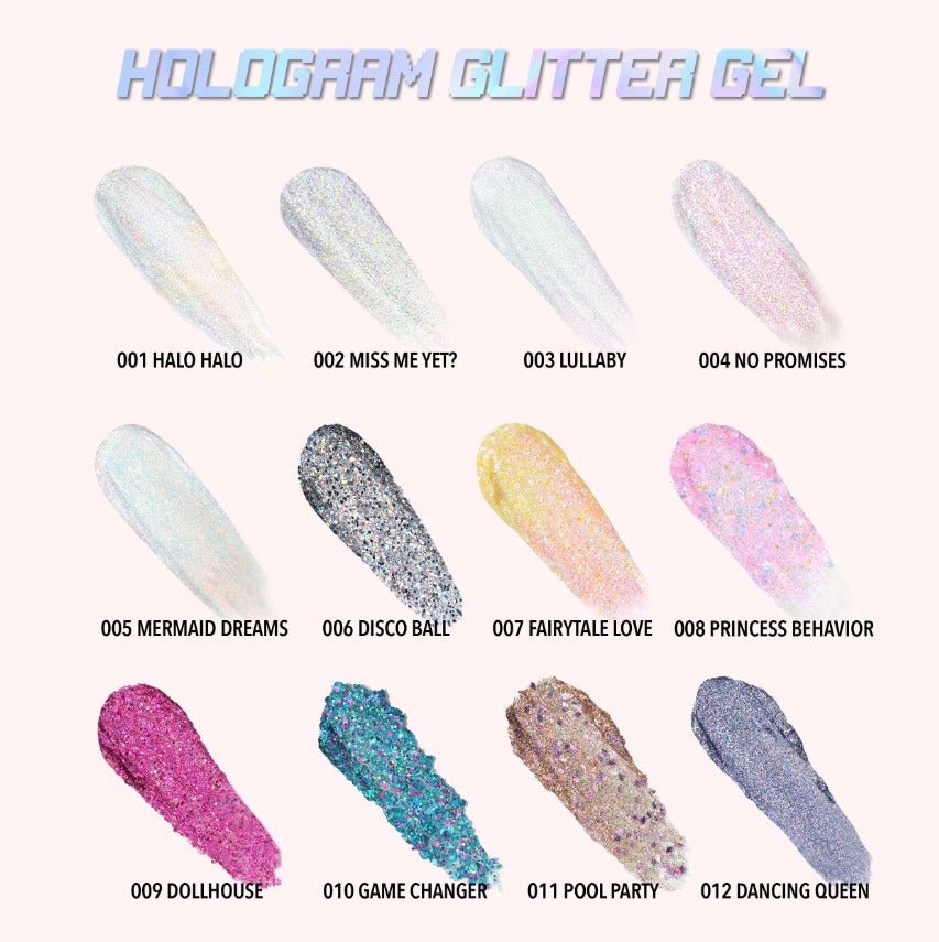 Glamour Us_Moira_Makeup_Hologram Glitter Gel_Halo Halo_HGG001