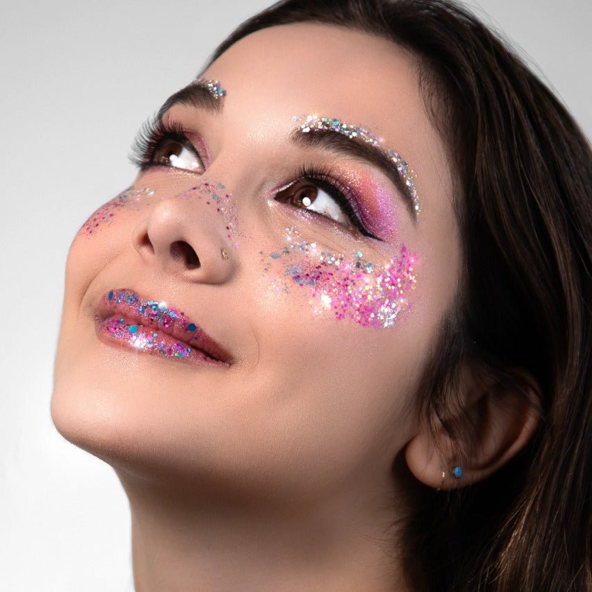 Glamour Us_Moira_Makeup_Hologram Glitter Gel_Halo Halo_HGG001 The best affordable Latina and Mexican makeup, beauty and cosmetics supply store in Chula Vista, San Diego