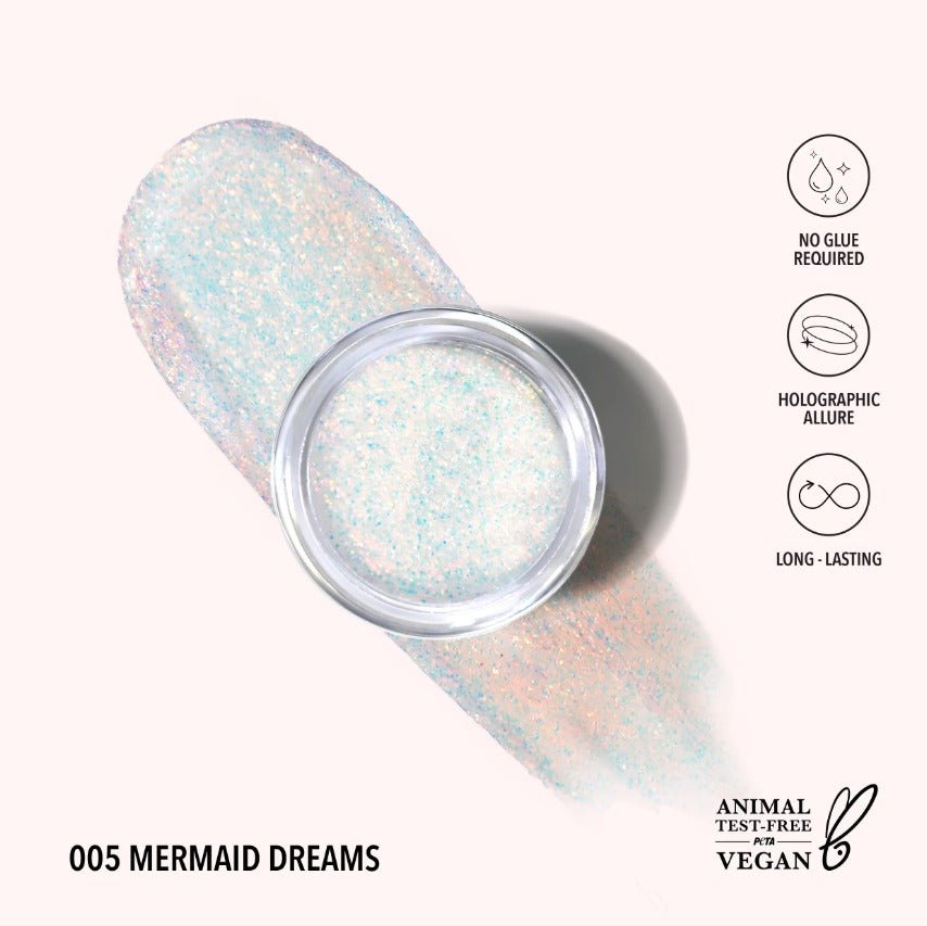 Glamour Us_Moira_Makeup_Hologram Glitter Gel_Mermaid Dreams_HGG005 The best affordable Latina and Mexican makeup, beauty and cosmetics supply store in Chula Vista, San Diego