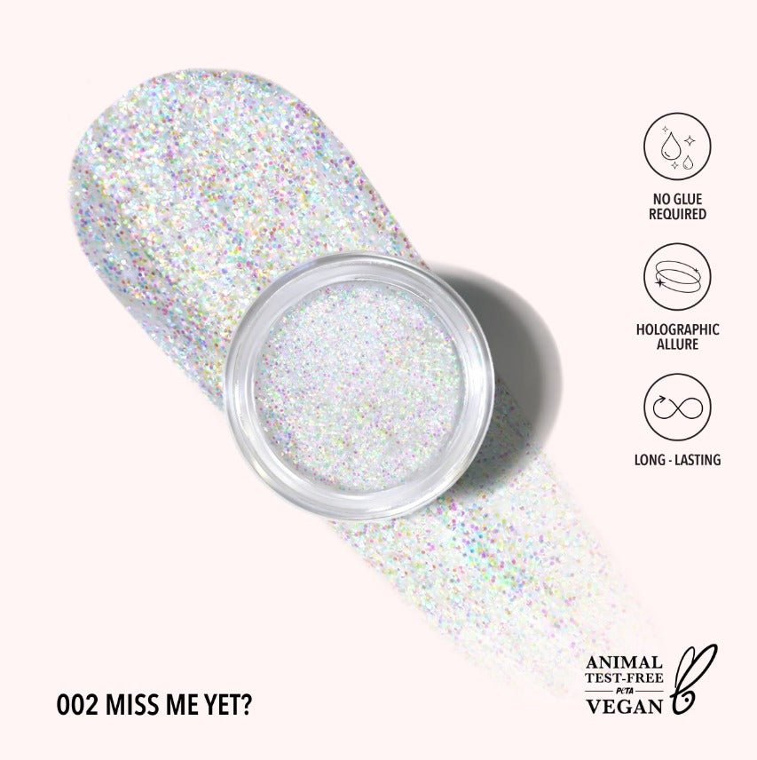 Glamour Us_Moira_Makeup_Hologram Glitter Gel_Miss Me Yet?_HGG002 The best affordable Latina and Mexican makeup, beauty and cosmetics supply store in Chula Vista, San Diego