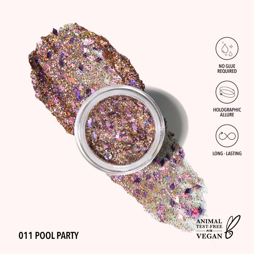 Glamour Us_Moira_Makeup_Hologram Glitter Gel_Pool Party_HGG011 The best affordable Latina and Mexican makeup, beauty and cosmetics supply store in Chula Vista, San Diego