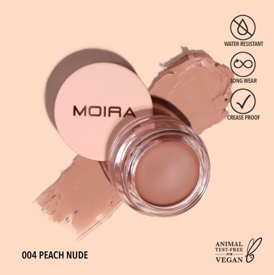 Glamour Us_Moira_Makeup_Lasting Priming Cream Shadow_Peach Nude_LAS004