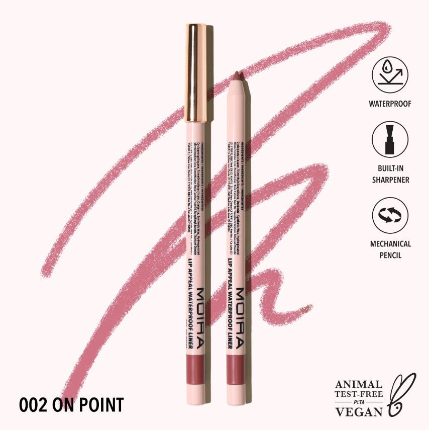 Glamour Us_Moira_Makeup_Lip Appeal Waterproof Liner_On Point_LAWL002