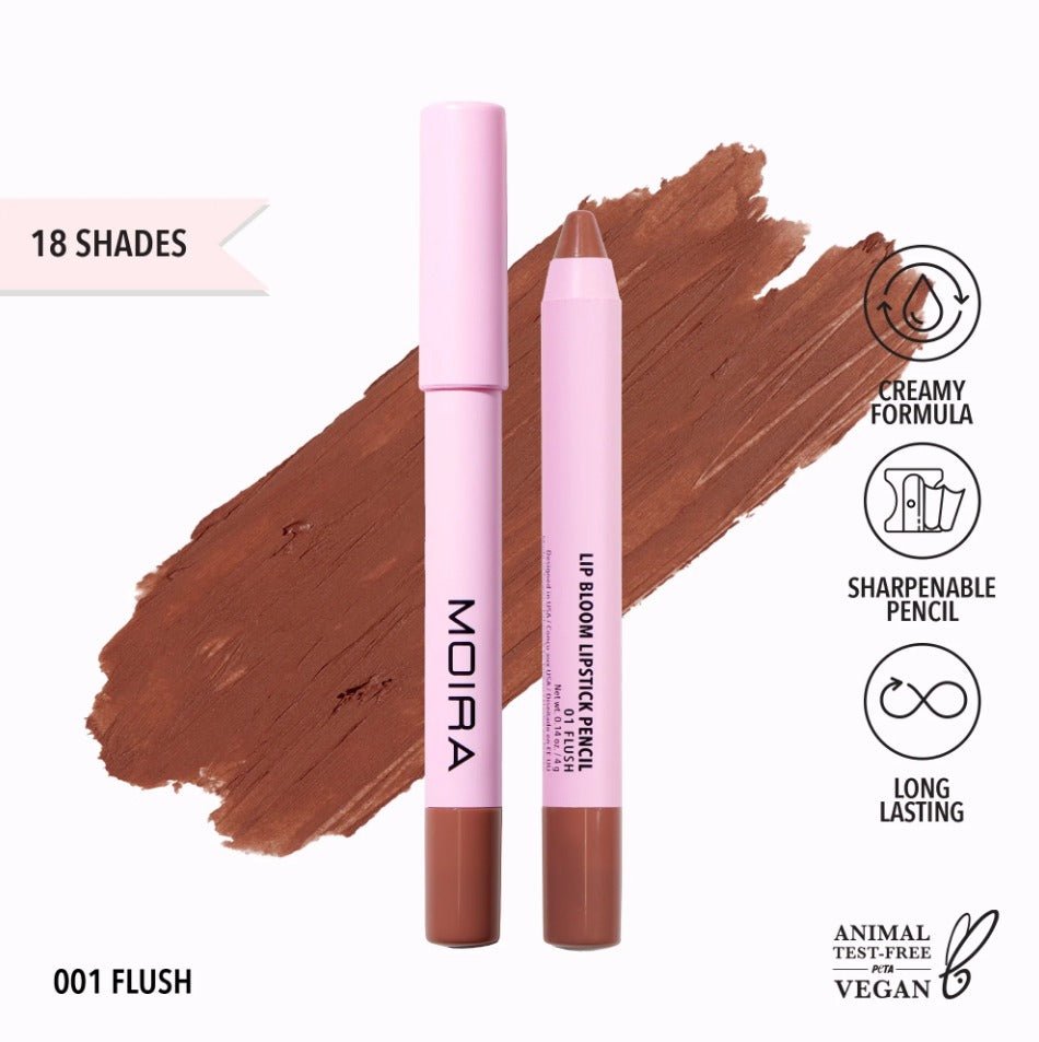 Glamour Us_Moira_Makeup_Lip Bloom Lip Liner Pencil_Flush_LBM001 The best affordable Latina and Mexican makeup, beauty and cosmetics supply store in Chula Vista, San Diego