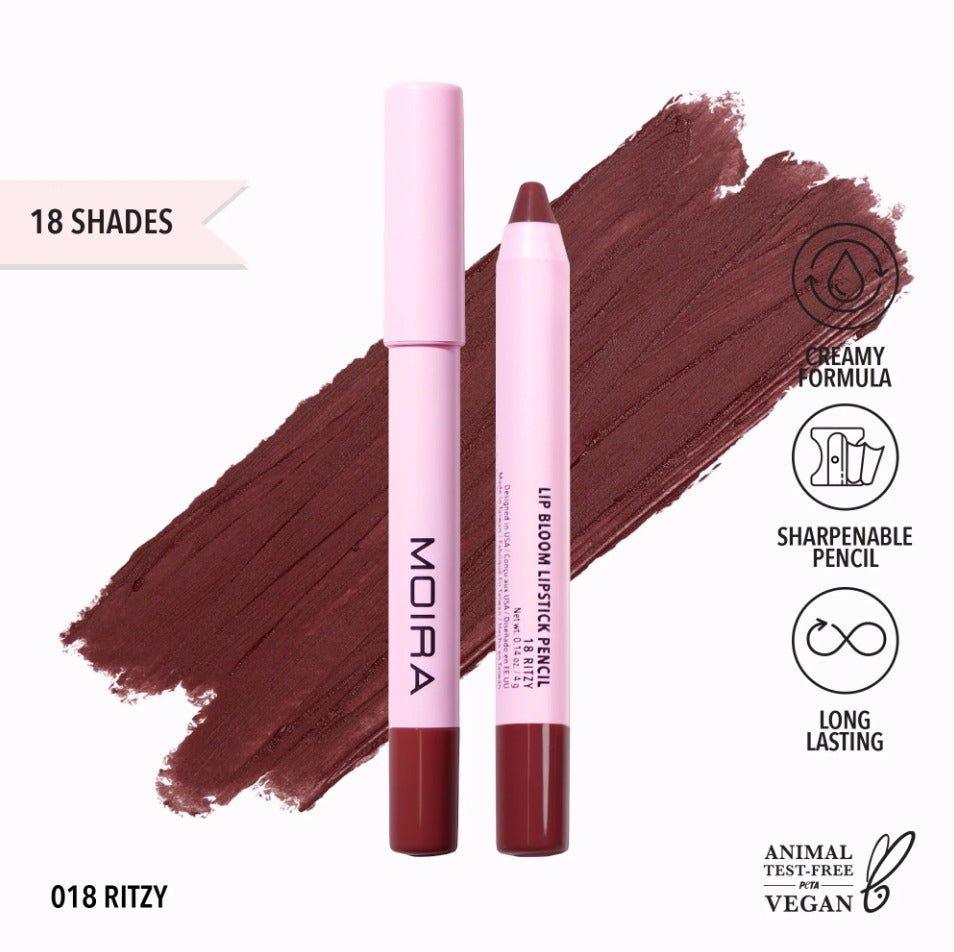 Glamour Us_Moira_Makeup_Lip Bloom Lip Liner Pencil_Ritzy_LBM018 The best affordable Latina and Mexican makeup, beauty and cosmetics supply store in Chula Vista, San Diego
