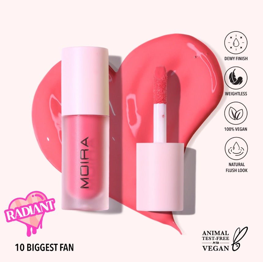 Glamour Us_Moira_Makeup_Love Steady Liquid Blush_Biggest Fan_LLB010 The best affordable Latina and Mexican makeup, beauty and cosmetics supply store in Chula Vista, San Diego