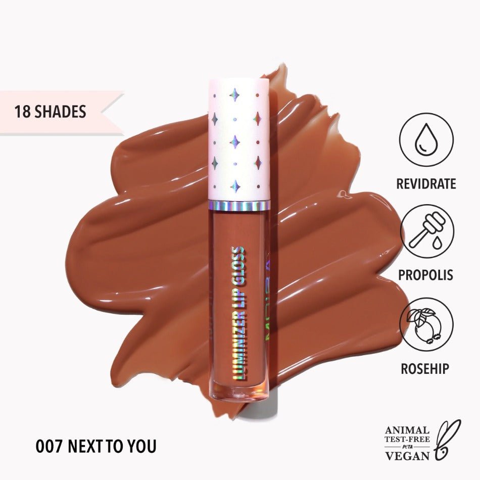 Glamour Us_Moira_Makeup_Luminizer Lip Gloss_Next To You_LLG007 The best affordable Latina and Mexican makeup, beauty and cosmetics supply store in Chula Vista, San Diego