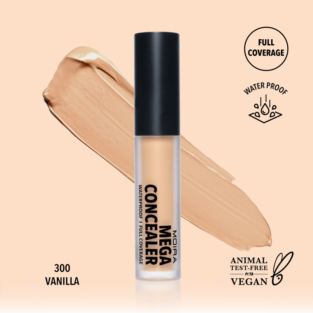 Glamour Us_Moira_Makeup_Mega Waterproof Concealer_Brulee_MWC300 The best affordable Latina and Mexican makeup, beauty and cosmetics supply store in Chula Vista, San Diego