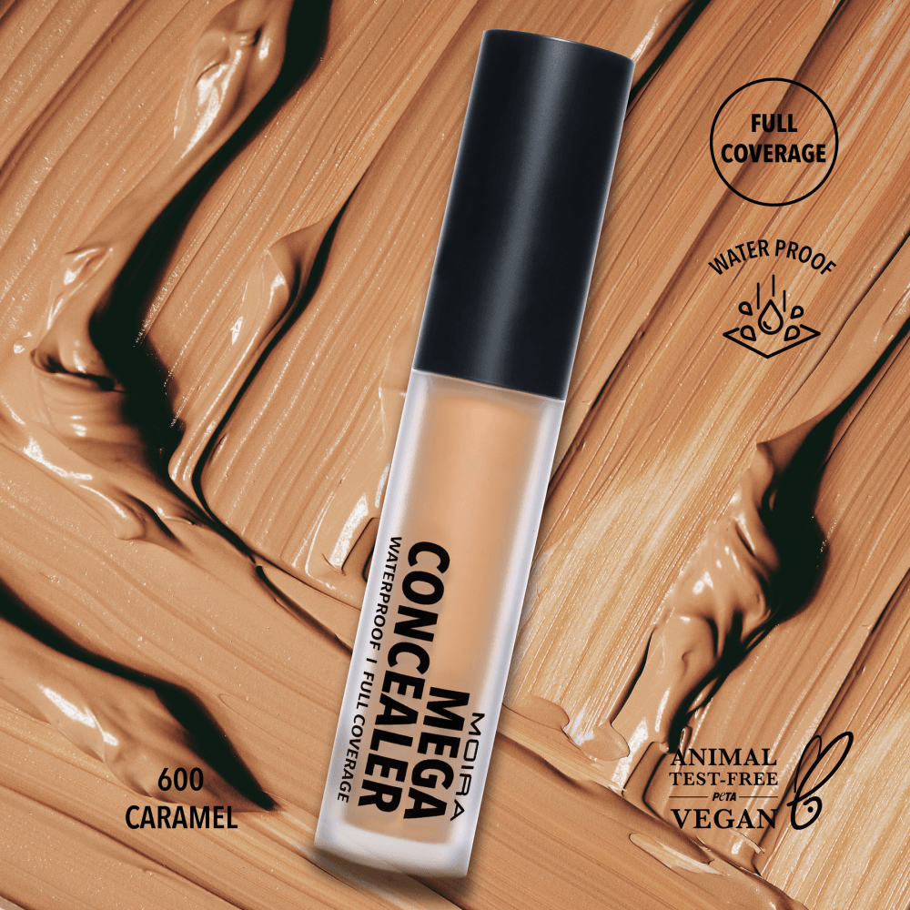 Glamour Us_Moira_Makeup_Mega Waterproof Concealer_Caramel_MWC600 The best affordable Latina and Mexican makeup, beauty and cosmetics supply store in Chula Vista, San Diego