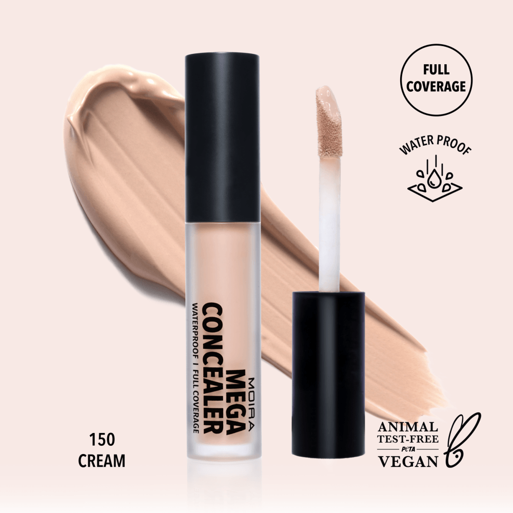 Glamour Us_Moira_Makeup_Mega Waterproof Concealer_Cream_MWC150 The best affordable Latina and Mexican makeup, beauty and cosmetics supply store in Chula Vista, San Diego