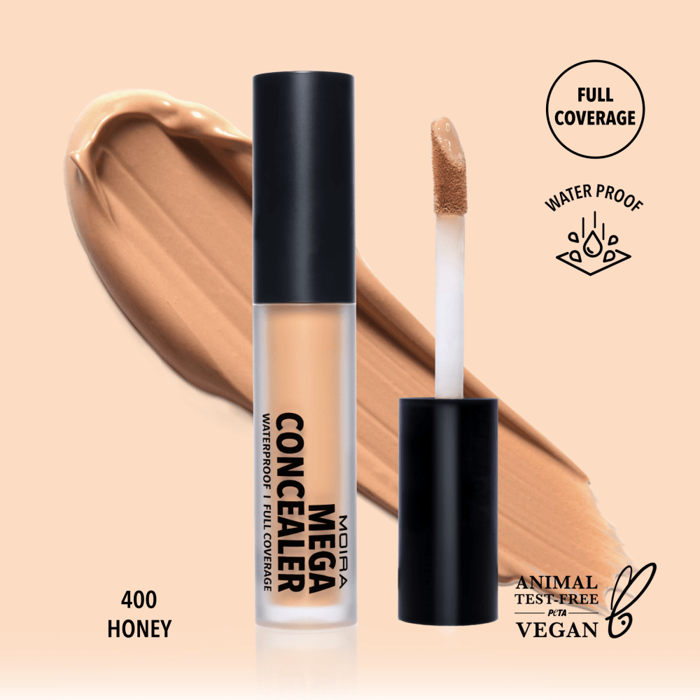 Glamour Us_Moira_Makeup_Mega Waterproof Concealer_Honey_MWC400 The best affordable Latina and Mexican makeup, beauty and cosmetics supply store in Chula Vista, San Diego