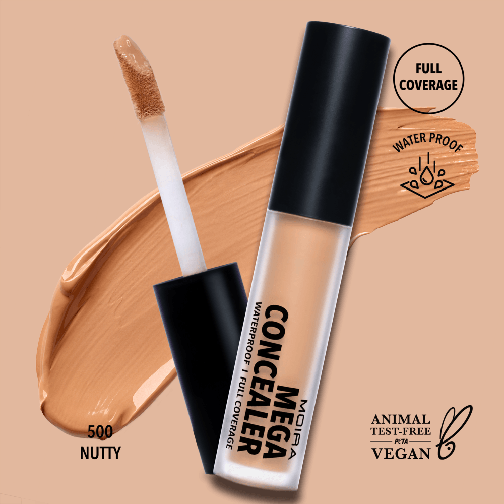 Glamour Us_Moira_Makeup_Mega Waterproof Concealer_Nutty_MWC500 The best affordable Latina and Mexican makeup, beauty and cosmetics supply store in Chula Vista, San Diego