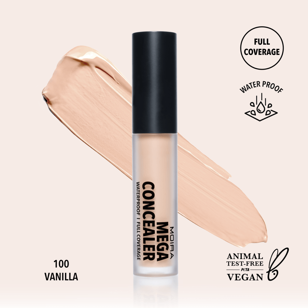 Glamour Us_Moira_Makeup_Mega Waterproof Concealer_Vanilla_MWC100 The best affordable Latina and Mexican makeup, beauty and cosmetics supply store in Chula Vista, San Diego