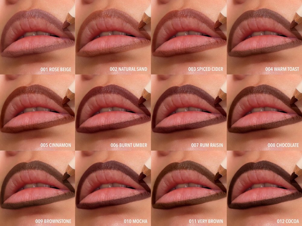 Glamour Us_Moira_Makeup_Must - Have Lip Liner Pencil_Rose Beige_MHL001 The best affordable Latina and Mexican makeup, beauty and cosmetics supply store in Chula Vista, San Diego