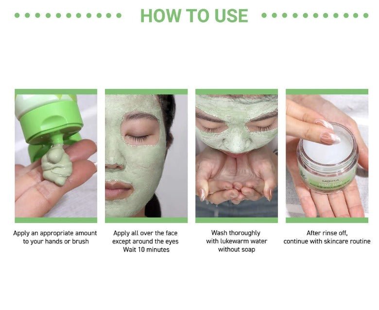 Glamour Us_Moira_Skincare_Oil Control Green Tea Clay Mask__CLM002