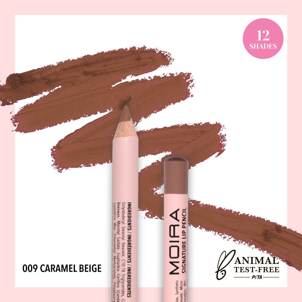 Glamour Us_Moira_Makeup_Signature Lip Liner Pencil_Caramel Beige_SGP009 The best affordable Latina and Mexican makeup, beauty and cosmetics supply store in Chula Vista, San Diego