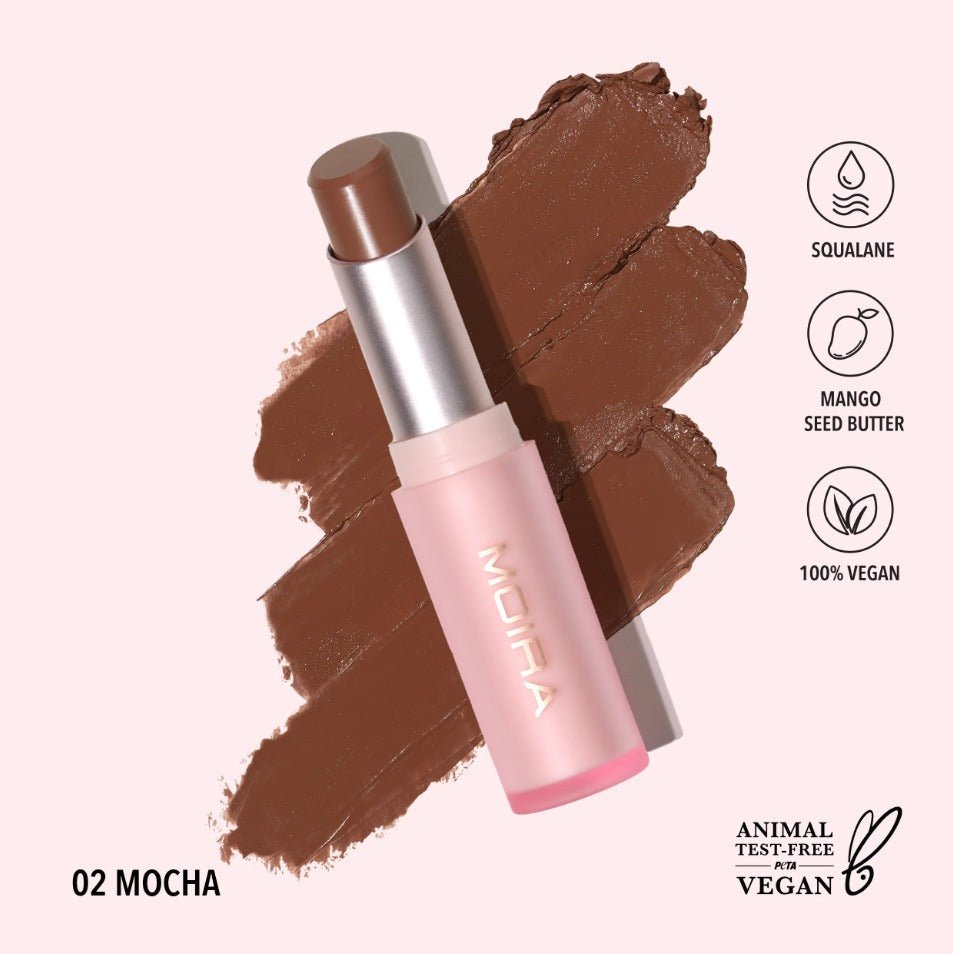 Glamour Us_Moira_Makeup_Signature Lipstick_Mocha_SLS002 The best affordable Latina and Mexican makeup, beauty and cosmetics supply store in Chula Vista, San Diego