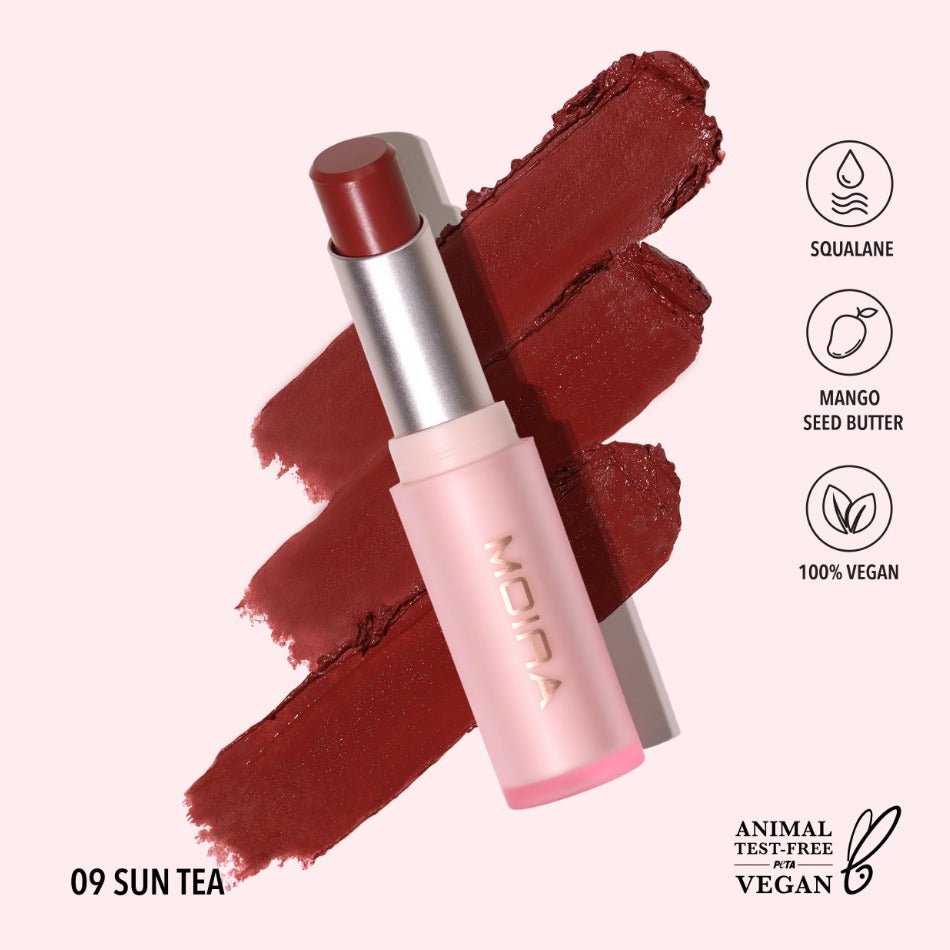 Glamour Us_Moira_Makeup_Signature Lipstick_Sun Tea_SLS009 The best affordable Latina and Mexican makeup, beauty and cosmetics supply store in Chula Vista, San Diego