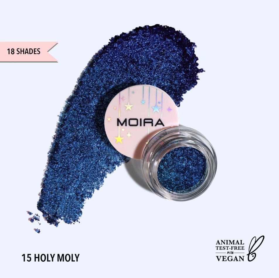 Glamour Us_Moira_Makeup_Starshow Shadow Pot_Holy Moly_SSD015 Latina makeup, beauty and skincare supply store Mexican makeup products