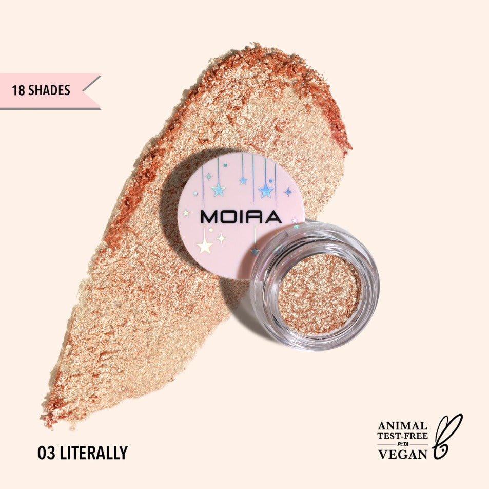 Glamour Us_Moira_Makeup_Starshow Shadow Pot_Literally_SSD003 Latina makeup, beauty and skincare supply store Mexican makeup products